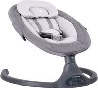 Kikka Boo Codie - Sdraietta Neonato Elettrica Max 9 Kg Dondolo Altalena per Neonati colore Light Grey