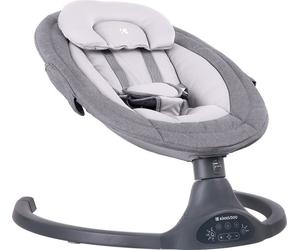 Kikka Boo Codie - Sdraietta Neonato Elettrica Max 9 Kg Dondolo Altalena per Neonati colore Light Grey