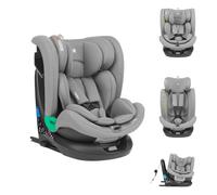 Kikka boo seggiolino bambini i-Roll i-Size (40-150cm) Isofix girevole 360 gradi, colorazione:grigio chiaro