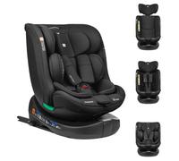 Kikka boo seggiolino bambini i-Round i-Size 40-150cm Isofix rotazione 360 gradi, colorazione:nero