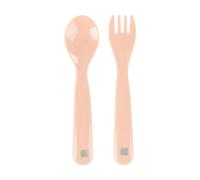 kikka boo - Set cucchiaio e forchetta PP Glossy Rosa