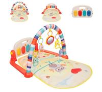 Kikkaboo arco di gioco coperta gattonare Tasti del pianoforte gufo felice musica, colori:rosso