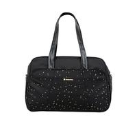 Kikkaboo Borsa fasciatoio Chelsea con fasciatoio, tasche laterali, scomparto termico, Nero con motivo decorativo.