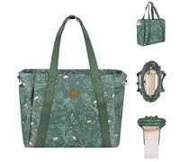 Kikkaboo borsa fasciatoio Firenze fasciatoio chiusura zip tasche portabottiglie, colori:ecologica