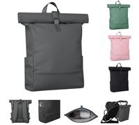 Kikkaboo, borsa fasciatoio Jayden zaino manico regolabile, chiusura a zip, colorazione:grigio
