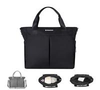 Kikkaboo, borsa per pannolini Brielle, clip di fissaggio, impermeabile, tracolla, colori:nera