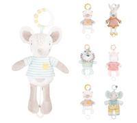 Kikkaboo carillon di peluche per bambini, anello a C, aiuto per il sonno, colorazione:beige/giallo