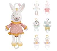 Kikkaboo carillon di peluche per bambini, anello a C, aiuto per il sonno, colorazione:rosso