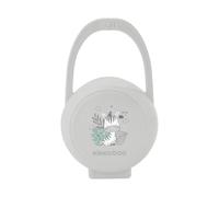 Kikkaboo contenitore per ciucci Savanna, scatola per ciucci, chiusura, maniglia, colorazione:grigio chiaro