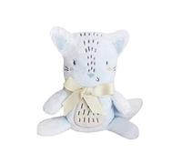 Kikkaboo coperta in pile per bambini ricamo di animali 3D dimensioni 100 x 75 cm, colorazione:blu