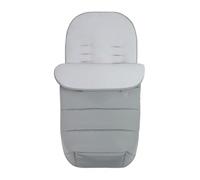 Kikkaboo Coprigambe classico per carrozzina in pile con cerniera idrorepellente, colorazione:grigio