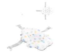 Kikkaboo Cuscino da bagno per bambini Nubo Aiuto per il bagno in plastica Clips, colorazione:giallo