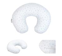 Kikkaboo Cuscino l'allattamento Rotondo 50 cm Copri cuscino la gravidanza Cotone, colorazione:blu