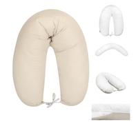 Kikkaboo cuscino per allattamento Dream Big lungo 150 cm 100% cotone sfoderabile, colorazione:beige