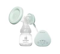 KikkaBoo - Estrattore di latte elettrico Serenity, tiralatte con 3 modalità, 8 livelli di aspirazione, funzione di memoria, zero flusso, display LED, portatile, compatto, menta