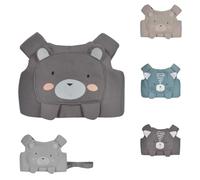 Kikkaboo, imbracatura da passeggio per bambini lunga 90 cm, design con stampa 3D, colorazione:grigio scuro
