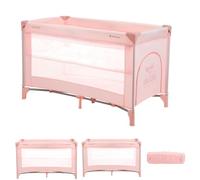 Kikkaboo lettino viaggio, box So Gifted, materasso 2 livelli, borsa il trasporto, colori:rosa