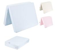 Kikkaboo Mini materasso pieghevole culla Dream Big 80 x 45 x 5 cm sfoderabile, colorazione:blu