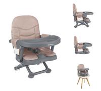 Kikkaboo, Pappo Booster seat, tavolo, pieghevole, cintura di sicurezza, colori:rosa