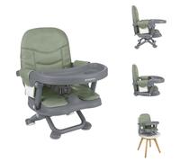 Kikkaboo, Pappo Booster seat, tavolo, pieghevole, cintura di sicurezza, colori:verde