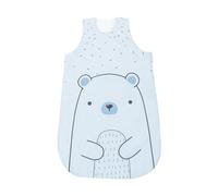 Kikkaboo Sacco nanna bambini Orso 0-6 mesi Lunghezza 70cm 3,3 TOG Chiusura lampo, colorazione:blu