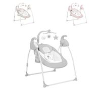 Kikkaboo sdraietta per bambini Alanni elettrica funzione altalena, arco di gioco, colorazione:grigio