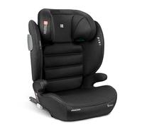 KikkaBoo Seggiolino Auto i-TRACK i-Size, 100-150 cm, ISOFIX 15-36 kg, Gruppo 2-3, da 3.5 a 12 anni, Sistema di Protezione Laterale SPS, 12 Posizioni di Regolazione del Poggiatesta, Nero
