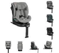 Kikkaboo seggiolino bambini i-Twist i-Size (40-150 cm) gruppo 0+/1/2/3 Isofix, colorazione:grigio chiaro