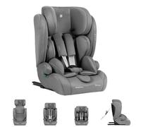 Kikkaboo, seggiolino per bambini i-Cross i-Size (76-150cm) Isofix Top Tether, colorazione:grigio