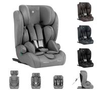 Kikkaboo, seggiolino per bambini i-Cross i-Size (76-150cm) Isofix Top Tether, colorazione:grigio