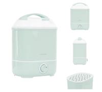 Kikkaboo Sterilizzatore Essiccatore Cleo 2in1 Elettrico 6 Bottiglie Interruttore, colorazione:verde chiaro