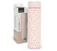 KikkaBoo Thermos Pappa Neonati 500ml In Acciaio Inossidabile SAVANNA, Ermetico, Mantiene Bevande Calde E Fredde, Colino Tè Incluso, Ideale Per Latte E Svezzamento, Rosa