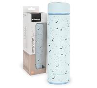 KikkaBoo Thermos Pappa Neonati 500ml In Acciaio Inossidabile SAVANNA, Ermetico, Mantiene Bevande Calde E Fredde, Colino Tè Incluso, Ideale Per Latte E Svezzamento, Blu