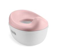 Kikkaboo vasino 3 in 1 trio, sedile per WC, sgabello, basamento antiscivolo, colorazione:rosa