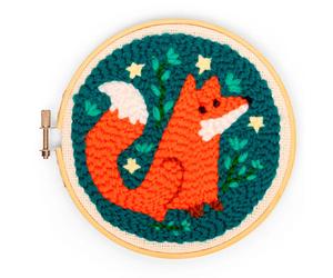Kikkerland Artigianato Fox Punch Needle
