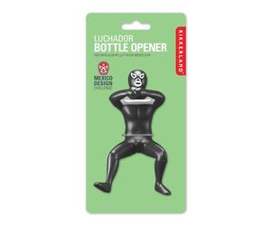 Kikkerland Assorted Styles Luchador Bottle Opener, Multi-Colour