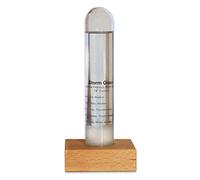 Kikkerland - barometro di Fitzroy con Base in Legno di faggio, 3 x 4,3 x 20,9 cm