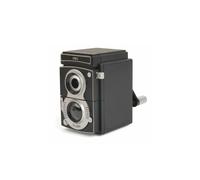 Kikkerland Camera Pencil Sharpener, Plastic, Black