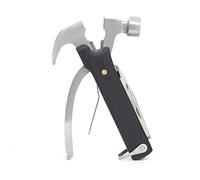 Kikkerland cd502 BK Wood Multi-FXN Hammer Tool Black