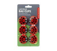 KIKKERLAND CLIPS CHIUDI SACCHETTO LADYBUG S/6