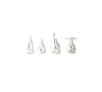 Kikkerland CU127 Lot de 4 Supports pour sachets de thé Motif pêcheur
