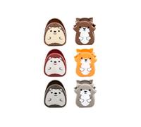 Kikkerland Woodland Clip Bag Chiudipacco, Plastica, Multicolore