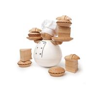 Kikkerland Gioco da Tavolo D'EQUILIBRIO Bilancia Il Panettiere Balance The Baker