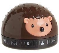 Kikkerland Kitchen Riccio Timer da Cucina Plastica, Marrone, 7 x 6 x 9 cm