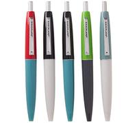 Kikkerland KK4329S - Set di 5 Mini Penne, Stile retrò, Colori Assortiti