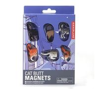 Kikkerland Magneti Sedere di Gatto, Set di 6