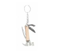 Kikkerland KR13-W Mini Legno Martello 7-in-1 Attrezzo Portachiavi 69503