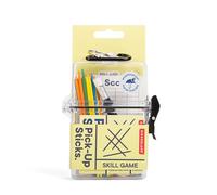 Kikkerland Pick-Up Sticks - Gioco da viaggio con bastoncini, matrice e segnapunti - Ideale per viaggi, campeggio e giochi all'aperto