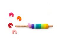 Kikkerland Segnabicchieri per vino Rainbow (Ba86) Nuovo