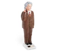 Kikkerland Solar Powered Albert Einstein Figurine Figurine Toy Statue